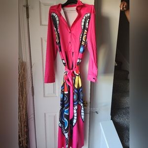 Hot Pink Maxi Dress